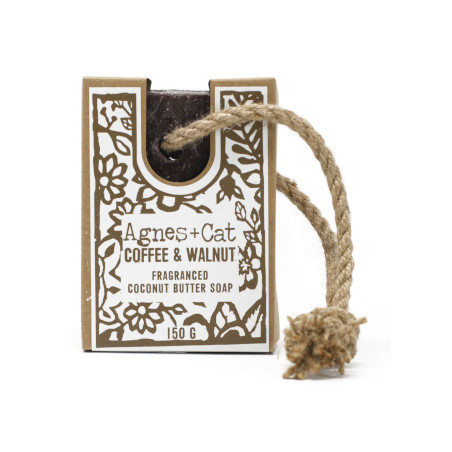 6x A&C Balenie 6 Kusov Mydla so Šnúrkou - Káva a Orech