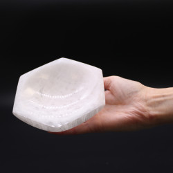 Selenitová Šesťhranná Misa - 15cm