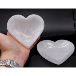 Selenitová Miska Srdce - 10cm