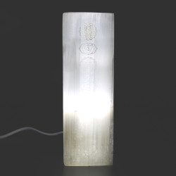 Selenitová Lampa 25cm - Čakra