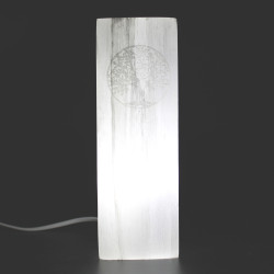 Selenitová Lampa 25cm - Strom Života
