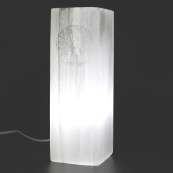 Selenitová Lampa 25cm - Strom Života