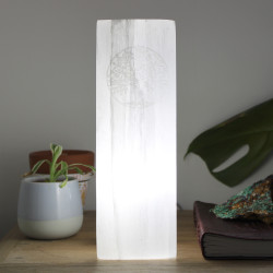 Selenitová Lampa 25cm - Strom Života