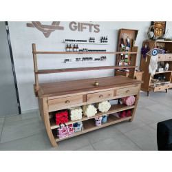 Prídavný Display pre 1,8 m stôl z Recyklovaného Dreva