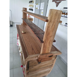 Prídavný Display pre 1,8 m stôl z Recyklovaného Dreva