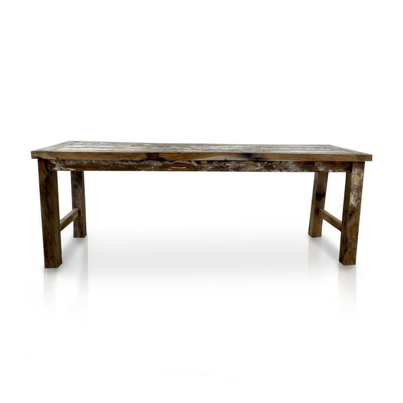 Jedálenský Stôl z Recyklovaného Teakového Dreva 2,2 m