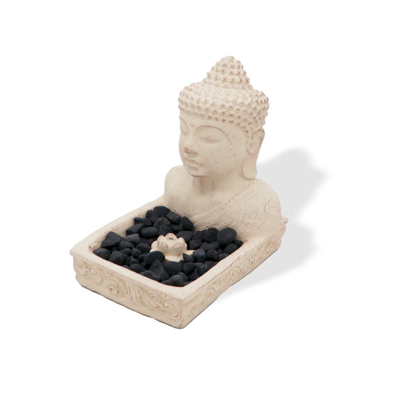 Stojan na Vonné Tyčinky Buddha Feng Shui - Krémový