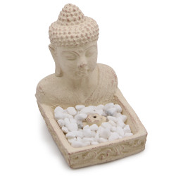 Stojan na Vonné Tyčinky Buddha Feng Shui - Krémový