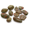 12x Stredne Africké Kamene - Unakite