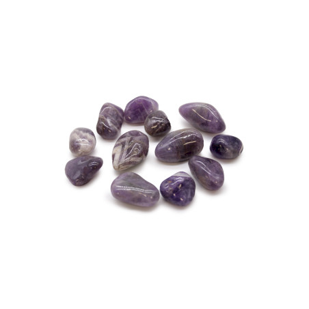 12x Stredne Africké Kamene - Ametyst