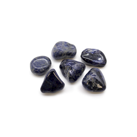 6x Veľké Africké Kamene -Sodalit - Čistá Modrá
