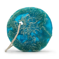 10x Ovocné Peelingové Mydlo so Šnúrkou - Malina a Granátové Jablko - B