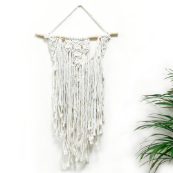 Macramé Záves a Držiak na Kvetináč - Štartovací Balíček