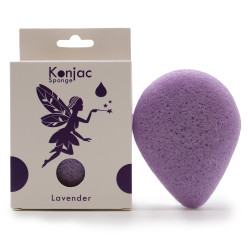 6x Konjac Špongia Slza - Levanduľa - Upokojujúca