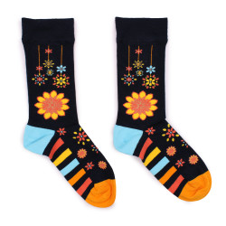 3x Bambusové Ponožky Hop Hare (41-46) - Mandala Kvety