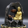 Stolová Fontánka - 30cm - Zlatý Meditujúci Budha