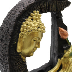 Stolová Fontánka - 30cm - Zlatý Budha & Lotos