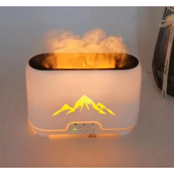 Himaláje Aroma Difuzér - USB-C - Diaľkové Ovládanie - Efekt Plameňa