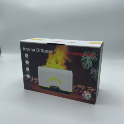 Himaláje Aroma Difuzér - USB-C - Diaľkové Ovládanie - Efekt Plameňa