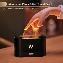 Himaláje Aroma Difuzér - USB-C - Diaľkové Ovládanie - Efekt Plameňa