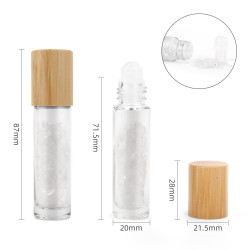 10x Roll-On na Esenciálny Olej so Vzácnymi Kameňmi - Skalný Kremeň - D