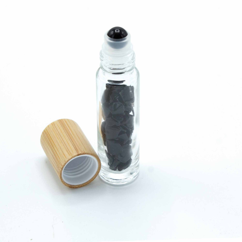 10x Roll-On na Esenciálny Olej so Vzácnymi Kameňmi - Čierny Turmalín -