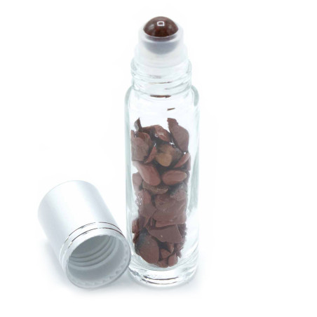 10x Roll-On na Esenciálny Olej so Vzácnymi Kameňmi - Jaspis Červený - 