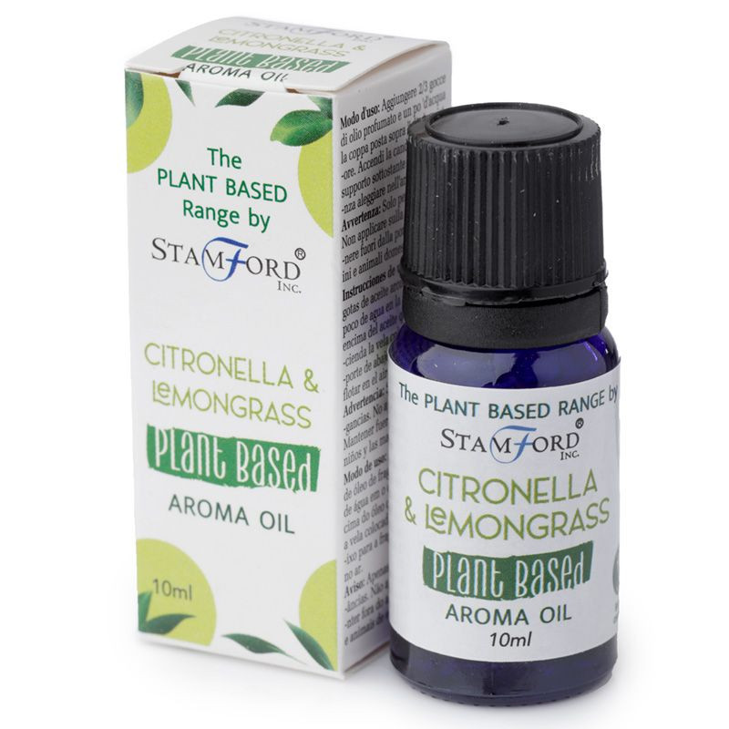 6x Rastlinný Aroma Olej - Citronella - Citrónová Tráva