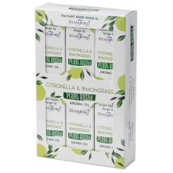6x Rastlinný Aroma Olej - Citronella - Citrónová Tráva