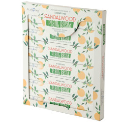 6x Rastlinné Vonné Tyčinky Masala - Santalové Drevo