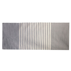 Koberec z Indickej Bavlny - 70 x 170 cm - Sivý
