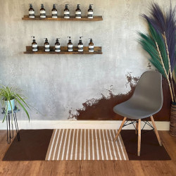 Koberec z Indickej Bavlny - 70x170cm - Hnedobéžový