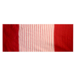 Koberec z Indickej Bavlny - 70x170cm - Červenoružový