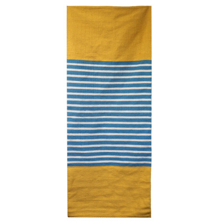 Koberec z Indickej Bavlny - 70x170cm - Modrožltý
