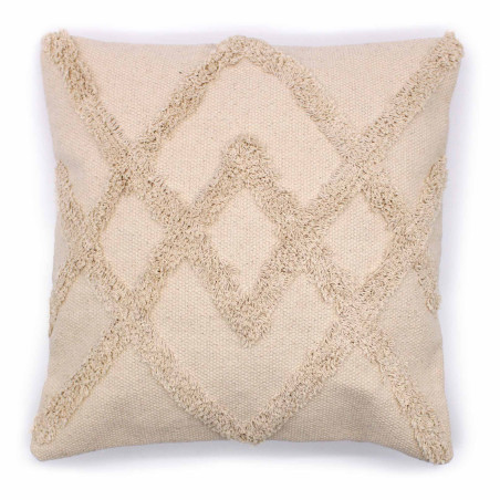 2x Obliečka na Vankúš - Lux Criss-Cross - Krémová - 45x45cm
