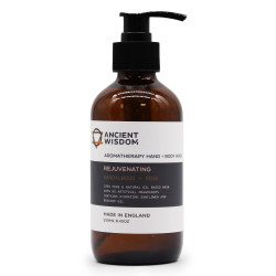 4x Aromaterapeutický Sprchový gél na Ruky a Telo - Santalové Drevo a R