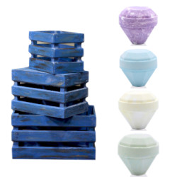 Štartovací Balíček Šumivých Diamantov do Kúpeľa - Modré Debničky