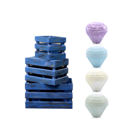 Štartovací Balíček Šumivých Diamantov do Kúpeľa - Modré Debničky