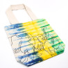 Bavlnená Taška (6oz) - 38x42x12cm - Slony - Viacfarebná - Prírodné Ram