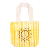 Bavlnená Taška (6oz) - 38x42x12cm - Namaste Ruky - Žltá - Prírodné Ram