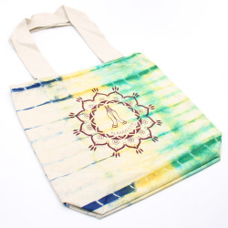Bavlnená Taška (6oz) - 38x42x12cm - Namaste Ruky - Viacfarebná - Príro