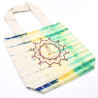 Bavlnená Taška (6oz) - 38x42x12cm - Namaste Ruky - Viacfarebná - Príro