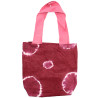 Prírodná Bavlnená Taška Tye-Dye (8oz) - 38x42x12cm - Gaštanové Krúžky 