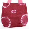 Prírodná Bavlnená Taška Tye-Dye (8oz) - 38x42x12cm - Gaštanové Krúžky 