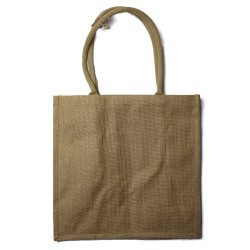 Veľká Nákupná Jutová Taška s Úchytom na Fľaše