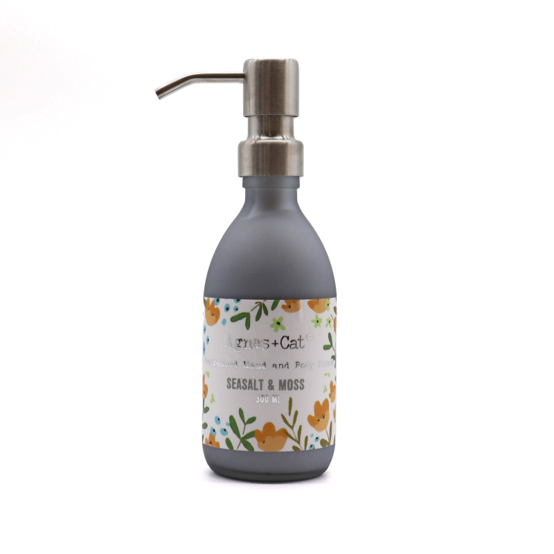 4x Krém na Ruky a Telo - Morská Soľ a Mach - 300ml