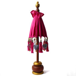 Bali Home Decor Slnečník - Bavlna - Ružový - 40 cm