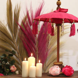 Bali Home Decor Slnečník - Bavlna - Ružový - 40 cm