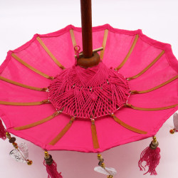 Bali Home Decor Slnečník - Bavlna - Ružový - 40 cm