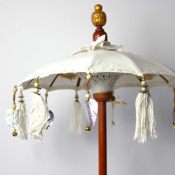 Bali Home Decor Slnečník - Bavlna - Prírodný - 40 cm